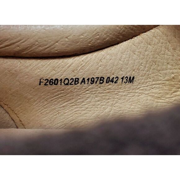 John Varvatos Shoes Mens 13 Redding Low Grey Leather Canvas Sneaker Distressed - Picture 13 of 14